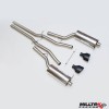 Milltek Black Tip Catback Exhaust for Audi C5 RS6 V8 Bi-Turbo Saloon & Avant 