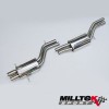Milltek 2.25" Dual Catback for Audi B5 S4 2.7T Quattro Designed for Milltek Downpipe with High Flow Cats
