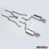 Milltek Non-Resonated Catback for Audi B7 S4 Saloon, Avant, Cabriolet