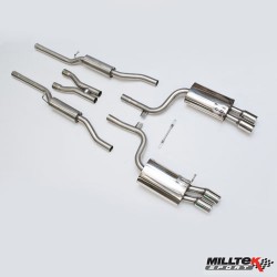 Milltek Resonated Catback for Audi B7 S4 Saloon, Avant, Cabriolet