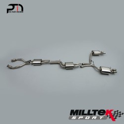 Milltek Non-Resonated Catback for Audi B8 S4 3.0 Supercharged V6 & Audi S5 Sportback 3.0 TFSI quattro