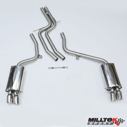 Milltek Non-Resonated Catback for Audi S5 Coupé 4.2 V8 quattro (manual-only)