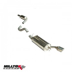 Milltek Single Outlet Catback for Audi TT MK1 150/180 2wd Coupe & Roadster