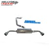 Milltek Dual GT100 Outlet Catback for Audi TT 2.0 TFSi 2WD