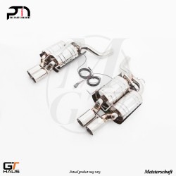 4X90mm Meisterschaft Stainless - GTC (EV Control) Performance Exhaust for BMW E63/E64 M6 (Coupe / Convertible) Aero Shield Included