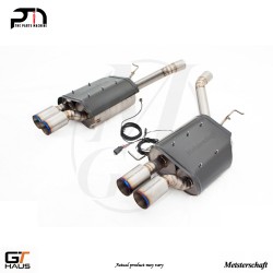 4X120X80mm Meisterschaft Titanium - GTC (EV Control) Performance Exhaust for BMW E63/E64 M6 (Coupe/Convertible) Aero Shield Included