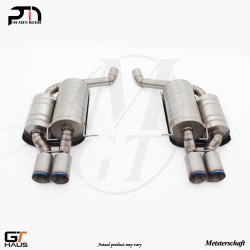 4X120X80mm Meisterschaft Titanium - GTS Ultimate Performance Exhaust for BMW E60 M5 