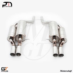 4X120X80mm Meisterschaft Stainless - GTS Ultimate Performance Exhaust for BMW E60 M5 