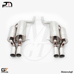 4X120X80mm Meisterschaft Stainless - GTS Ultimate Performance Exhaust for BMW E63/E64 M6 (Coupe / Convertible)
