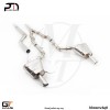 2x90mm Meisterschaft Stainless - (GTS Ultimate Performance) Full Cat Back Exhaust for BMW F10; 535i 
