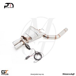 2x83mm Meisterschaft Stainless - GTC (EV Control) Exhaust for BMW F10; 523i & 528i Inline 6 cylinder