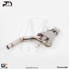 2x83mm Meisterschaft Stainless - (GTS Ultimate Performance) Exhaust for BMW F10; 523i & 528i Inline 6 cylinder