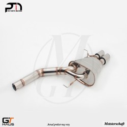 2x83mm Meisterschaft Stainless - (GTS Ultimate Performance) Exhaust for BMW F10; 528i Turbo Inline 4 cylinder