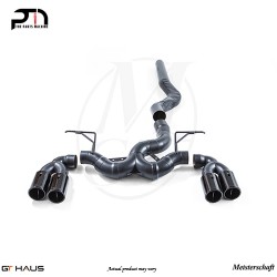 4x90mm Meisterschaft Titanium - Super GT Racing Exhaust for BMW F30 335i and 335xi Models