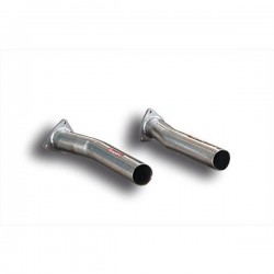 Supersprint 2x Ø70mm Cat delete Front pipes for Bentley Continental GT | GTC