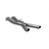 Supersprint 2x Ø70mm Non-Resonated Center X-Pipe for Bentley Continental GT | GTC 