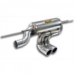 2x80mm Tip Supersprint Sport Muffler for Lotus Elise & Exige 