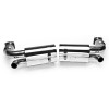 Tubi Style Exhaust with tips & high flow Cats for Porsche 996 Turbo | GT2 