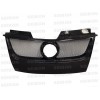TB-style carbon fiber front grille for 2006-2009 Volkswagen Golf GTI (w/Emblem)
